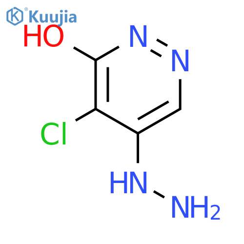 4-chloro-5-hydrazinyl-2,3-dihydropyridazin-3-one structure
