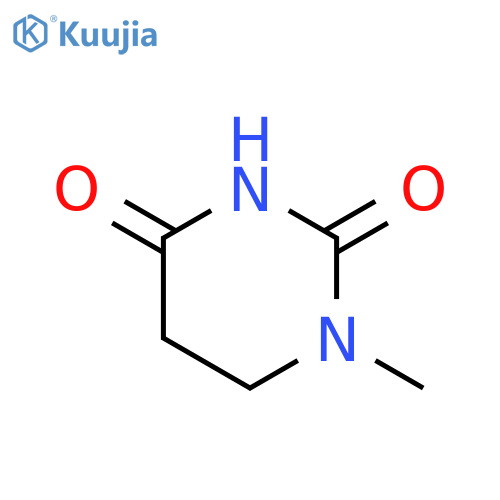 1-methyldihydro-2,4(1H,3H)-pyrimidinedione structure