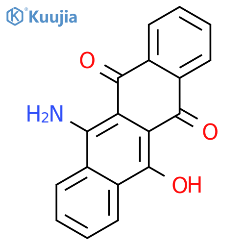 5,12-Naphthacenedione,6-amino-11-hydroxy- structure