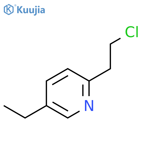 2-(2-chloroethyl)-5-ethyl-Pyridine structure