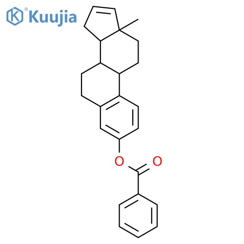 Estra-1,3,5(10),16-tetraen-3-ol,benzoate (8CI) structure