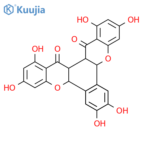 [3,3'-Bi-4H-1-benzopyran]-4,4'-dione,2,2',3,3'-tetrahydro-5,5',7,7'-tetrahydroxy-2,2'-bis(4-hydroxyphenyl)-,(2R,2'R,3S,3'S)-rel- structure