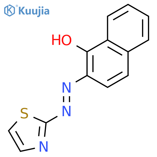 2-[2-(1,3-Thiazol-2-yl)hydrazinylidene]naphthalen-1(2H)-one structure