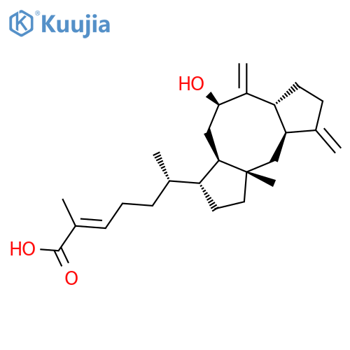 (6α,10β,11α)-8α-Hydroxyophiobola-3(24),7(25),19-trien-21-oic acid structure