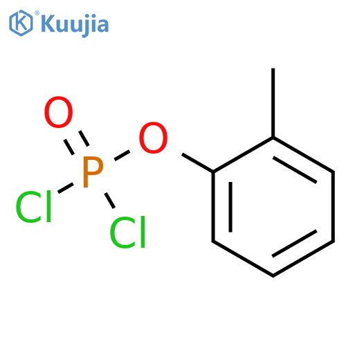 Phosphorodichloridicacid, 2-methylphenyl ester structure
