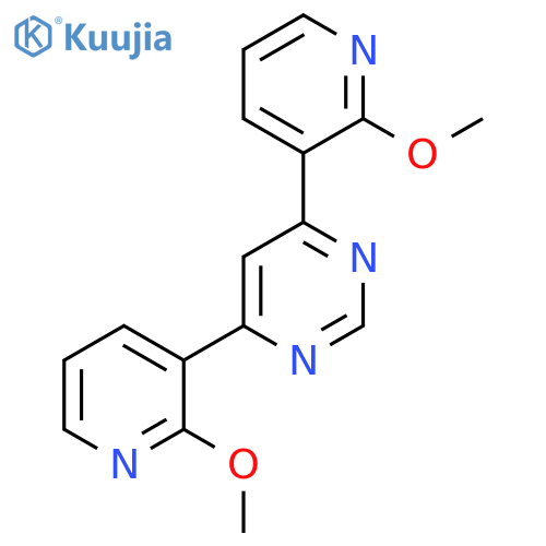 4,6-Bis(2-methoxypyridine-3-yl)pyrimidine structure