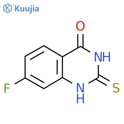 7-Fluoro-2-mercaptoquinazolin-4(3H)-one structure