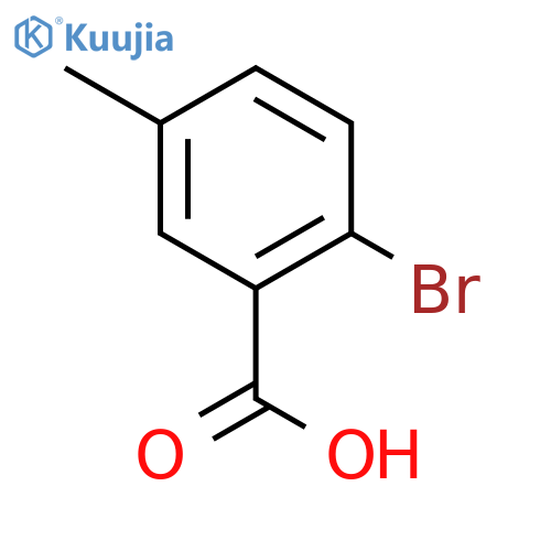2-Bromo-5-methylbenzoic acid structure