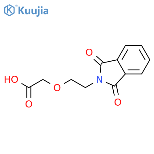 2-(2-(1,3-Dioxoisoindolin-2-yl)ethoxy)acetic acid structure