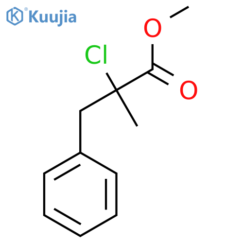 Methyl 2-chloro-2-methyl-3-phenylpropanoate structure