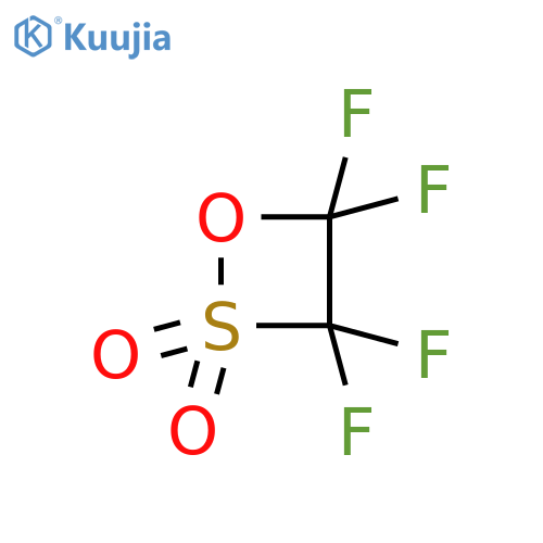 Tetrafluoroethane beta-sultone structure