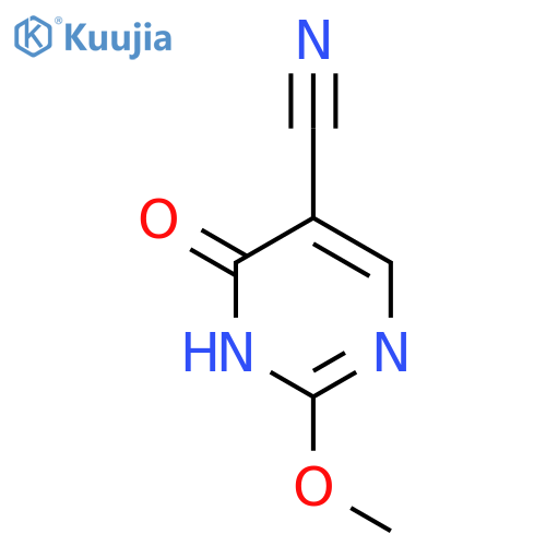 2-Methoxy-6-oxo-1,6-dihydropyrimidine-5-carbonitrile structure
