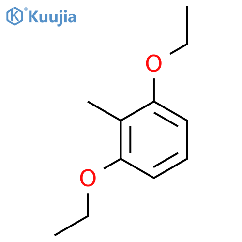 Benzene,1,3-diethoxy-2-methyl- structure