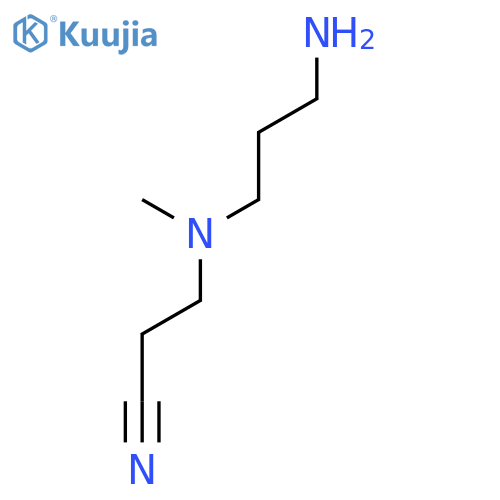 Propanenitrile, 3-[(3-aminopropyl)methylamino]- (9CI) structure