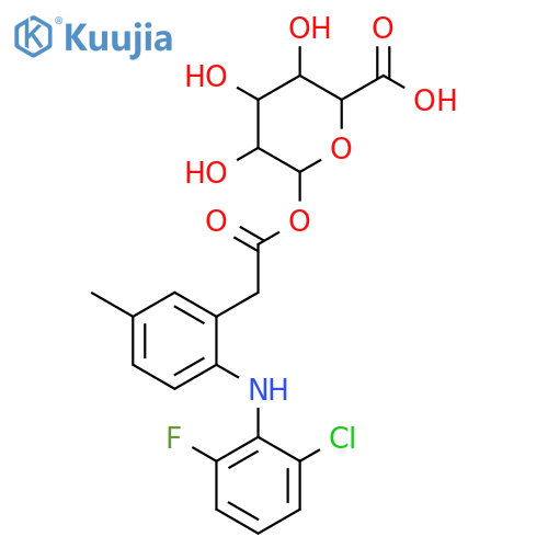 Lumiracoxib Acyl-b-D-glucuronide structure