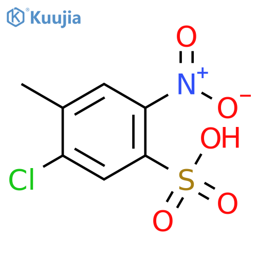 Benzenesulfonic acid,5-chloro-4-methyl-2-nitro- structure
