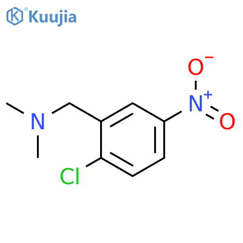 (2-chloro-5-nitrobenzyl)dimethylamine structure
