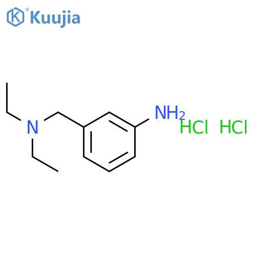 {3-[(Diethylamino)methyl]phenyl}amine dihydrochloride structure