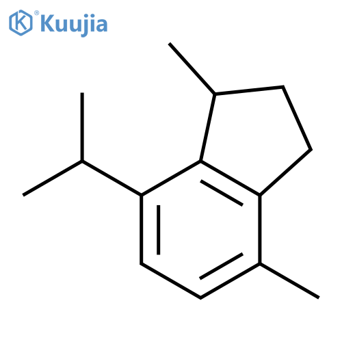 1H-Indene,2,3-dihydro-1,4-dimethyl-7-(1-methylethyl)- structure