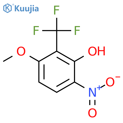 3-Methoxy-6-nitro-trifluoromethyl-phenol structure