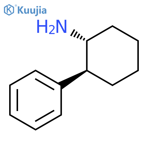 Cyclohexanamine, 2-phenyl-, (1R,2S)- structure