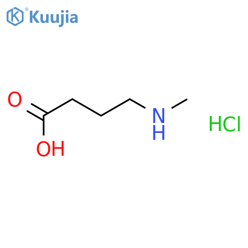 4-(methylamino)butanoic acid;hydrochloride structure