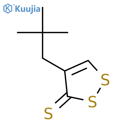 4-(2,2-dimethylpropyl)-3H-1,2-dithiole-3-thione structure