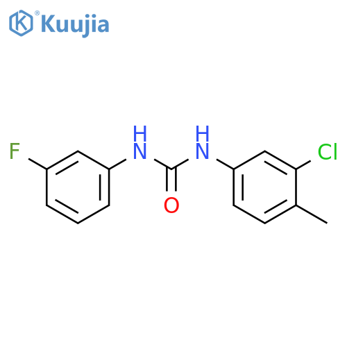 1-(3-Chloro-4-methyl-phenyl)-3-(3-fluoro-phenyl)-urea structure
