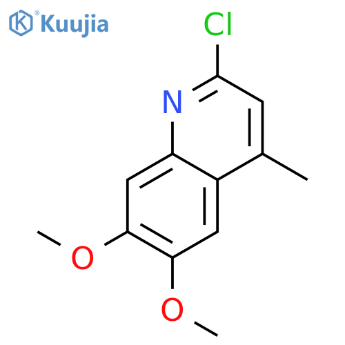 2-Chloro-6,7-dimethoxy-4-methylquinoline structure