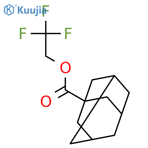 TRICYCLO[3.3.1.13,7]DECANE-1-CARBOXYLIC ACID, 2,2,2-TRIFLUOROETHYL ESTER structure