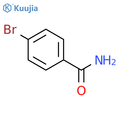 4-Bromobenzamide structure