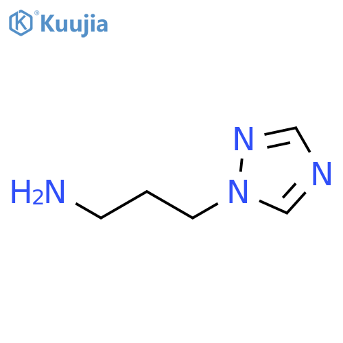 3-(1H-1,2,4-Triazol-1-yl)propylamine hydrochloride structure