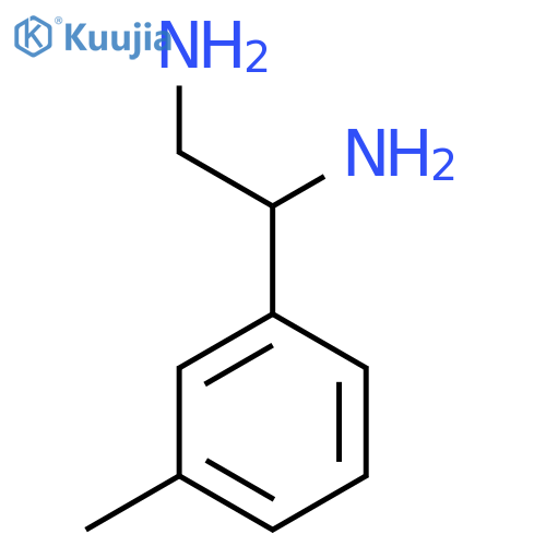 1-(3-methylphenyl)ethane-1,2-diamine structure