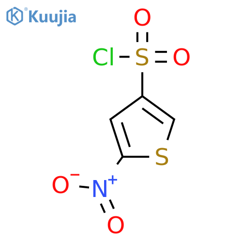 3-Thiophenesulfonyl chloride, 5-nitro- structure