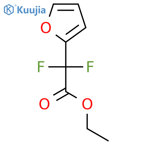 ethyl 2,2-difluoro-2-(furan-2-yl)acetate structure