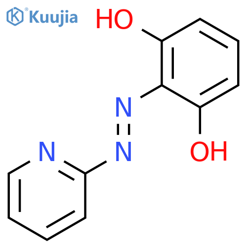 1,3-Benzenediol, 2-(2-pyridinylazo)- structure