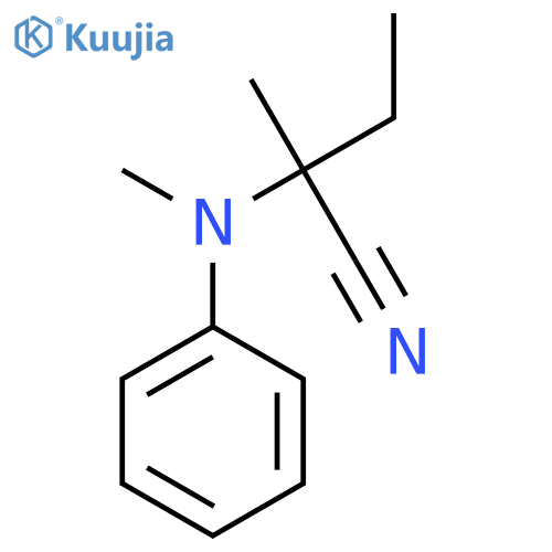BUTANENITRILE, 2-METHYL-2-(METHYLPHENYLAMINO)- structure
