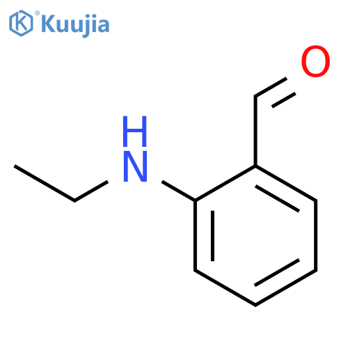 2-(Ethylamino)benzaldehyde structure