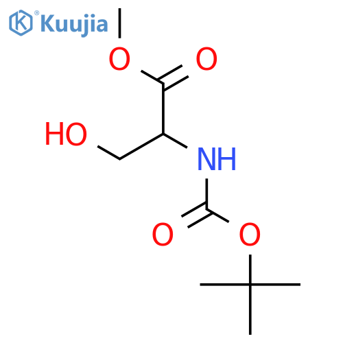 N-BOC-DL-serine methyl ester structure