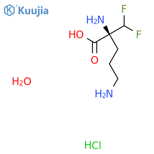 L-Eflornithine monohydrochloride structure