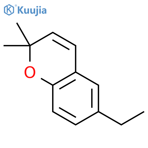 2H-1-Benzopyran, 6-ethyl-2,2-dimethyl- structure