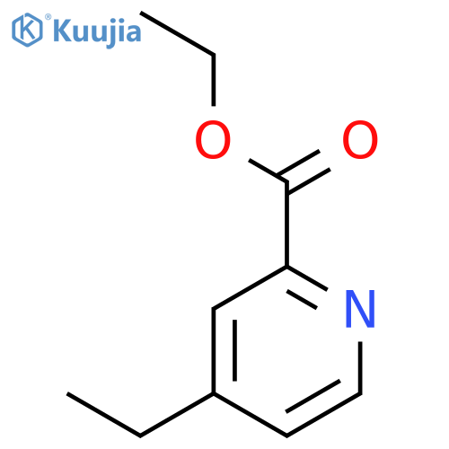 4-ethyl-2-Pyridinecarboxylic acid ethyl ester structure