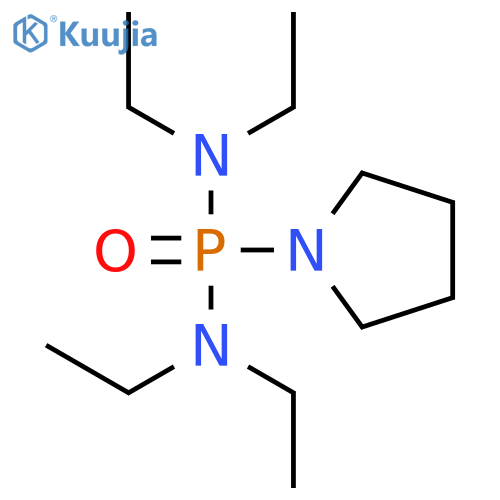 PHOSPHONIC DIAMIDE, N,N,N',N'-TETRAETHYL-P-1-PYRROLIDINYL- structure