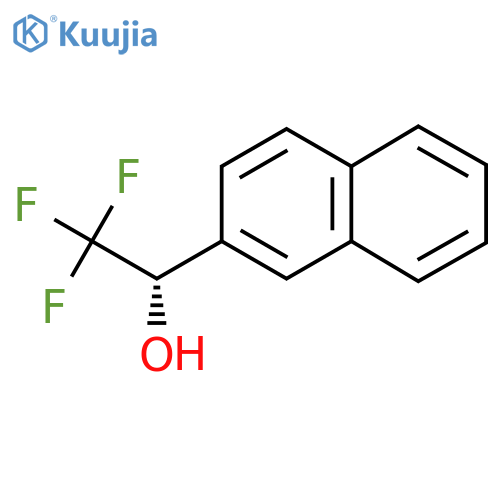 (1S)-2,2,2-trifluoro-1-(naphthalen-2-yl)ethan-1-ol structure
