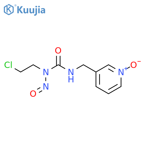Urea,N-(2-chloroethyl)-N-nitroso-N'-[(1-oxido-3-pyridinyl)methyl]- structure