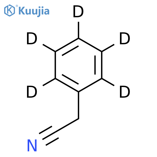 Benzeneacetonitrile-d5 structure