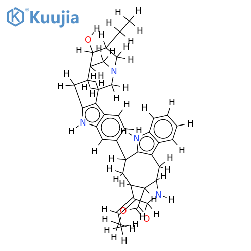 3-(3-hydroxy-5,18-seco-ibogamin-13-yl)-22-nor-vobasan-17-oic acid methyl ester structure