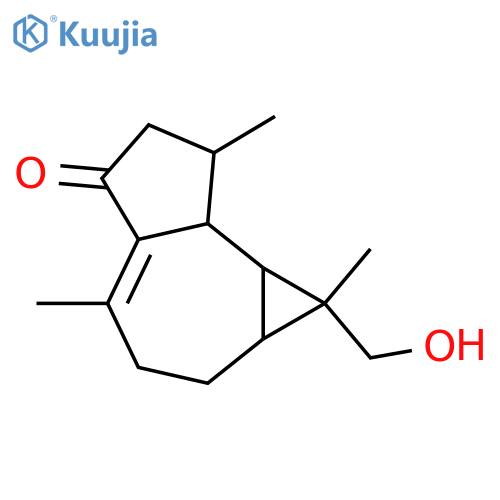 12-Hydroxy-1(10)-aromadendren-2-one; (4α,5β,6α,7α,11α)-form structure