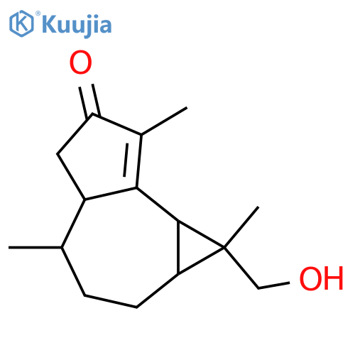 12-Hydroxy-4-aromadendren-3-one; (1β,6α,7α,10α,11α)-form structure