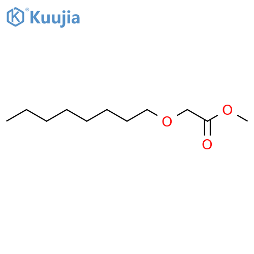 Acetic acid,2-(octyloxy)-, methyl ester structure